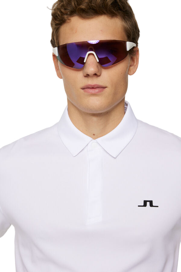 J. Lindeberg Męskie Polo Peat White