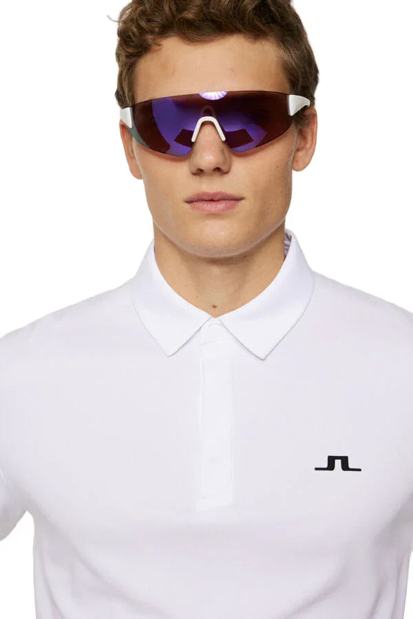 J. Lindeberg Męskie Polo Peat White