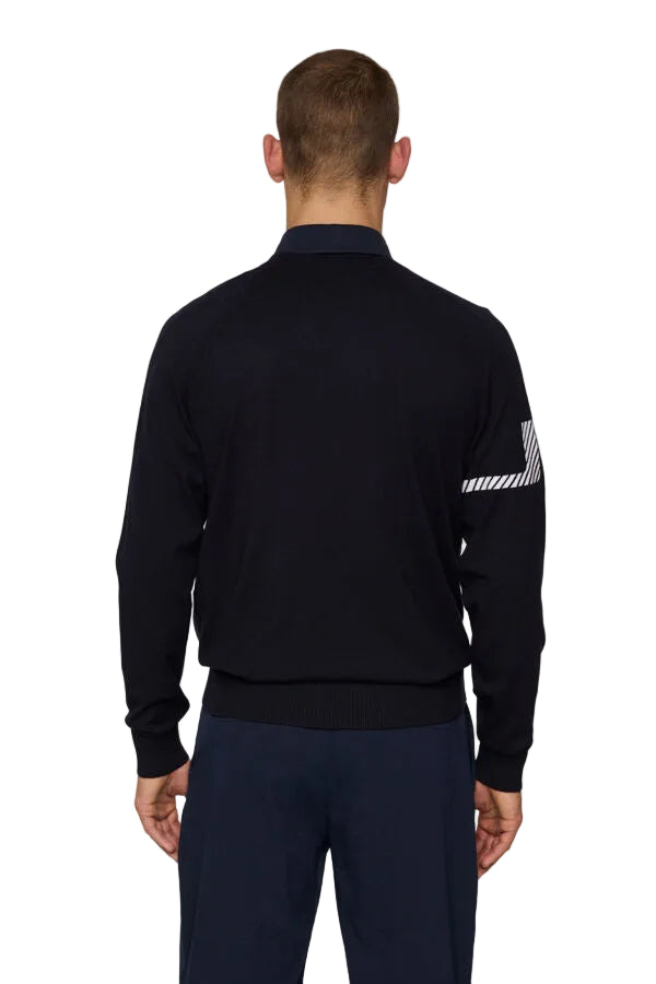 J. Lindeberg Męski Sweter Heath Navy