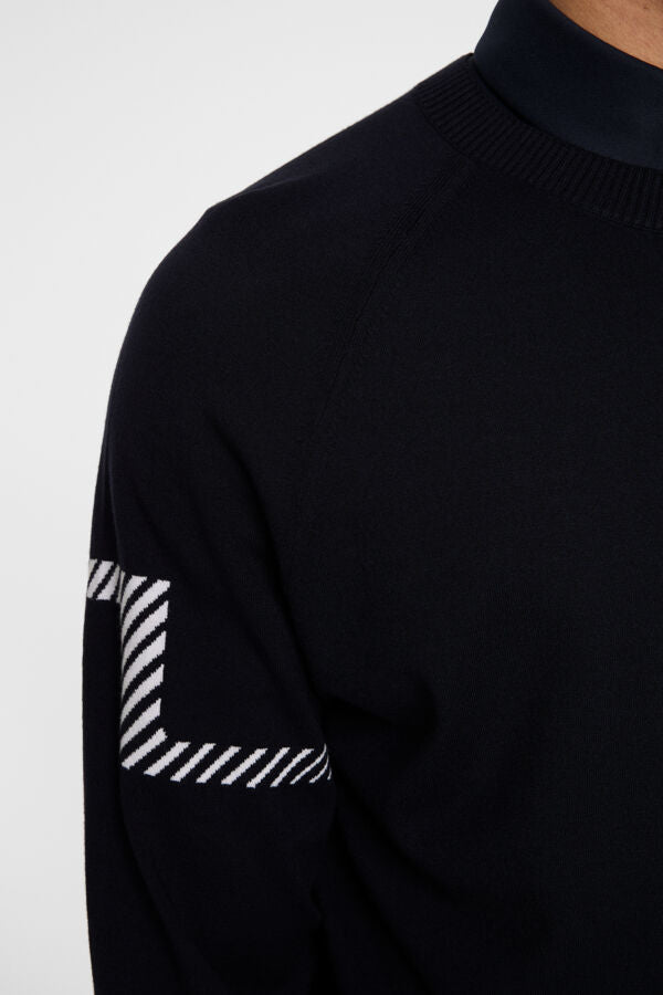 J. Lindeberg Męski Sweter Heath Navy