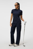 J. Lindeberg Damskie Polo Tour Tech Navy