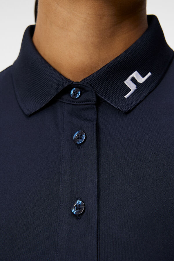 J. Lindeberg Damskie Polo Tour Tech Navy