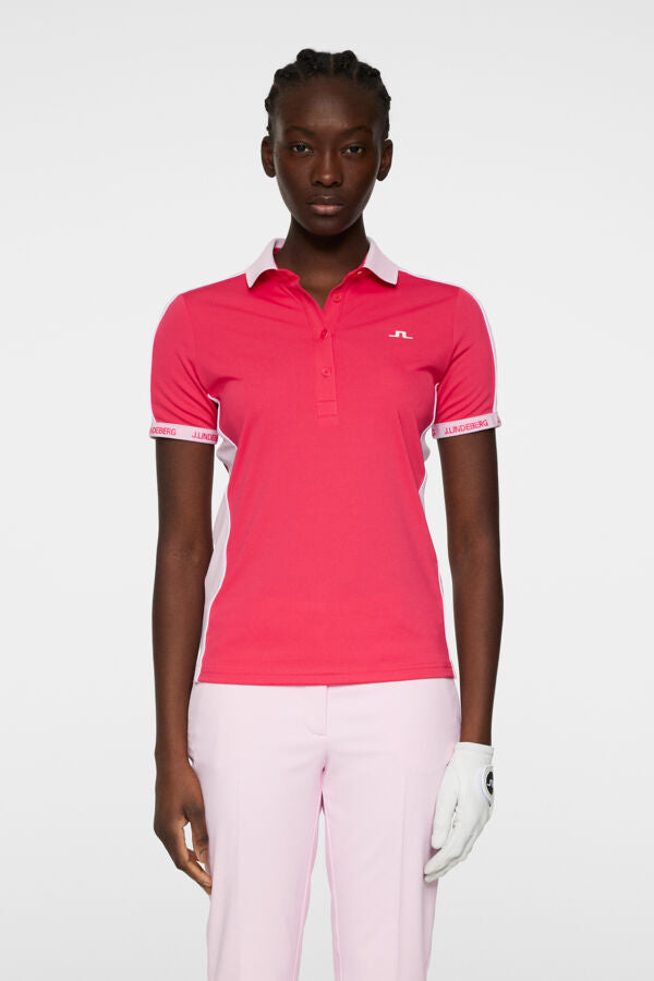 J. Lindeberg Damskie Polo Mandy Azalea