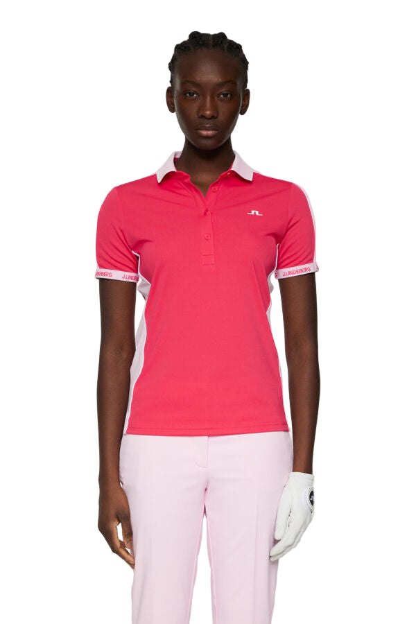 J. Lindeberg Damskie Polo Mandy Azalea