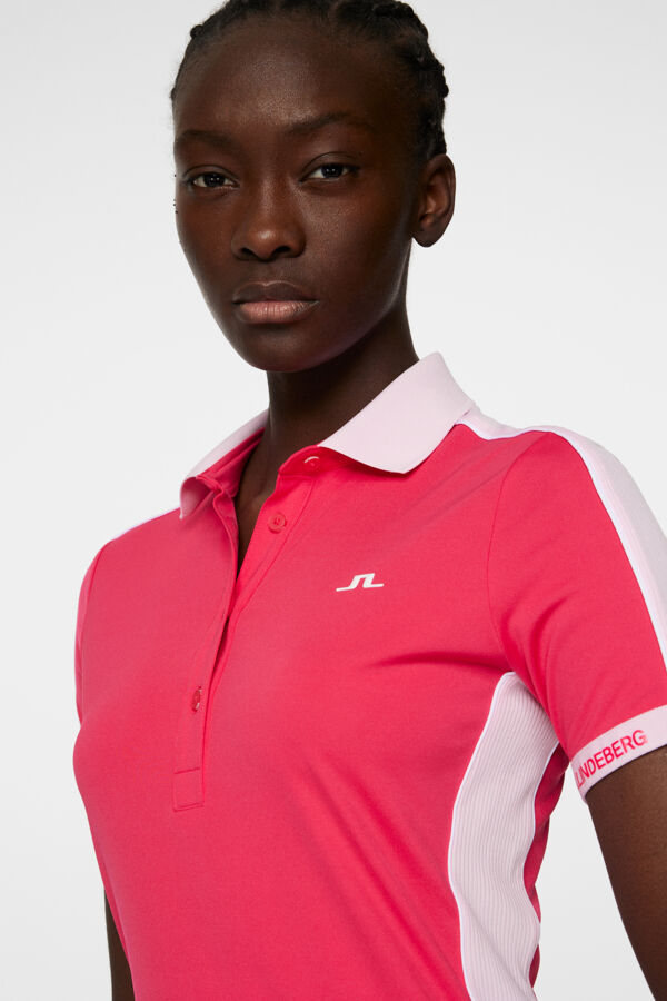 J. Lindeberg Damskie Polo Mandy Azalea