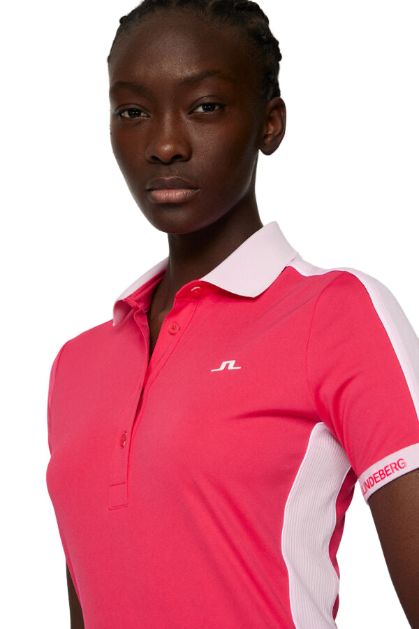 J. Lindeberg Damskie Polo Mandy Azalea