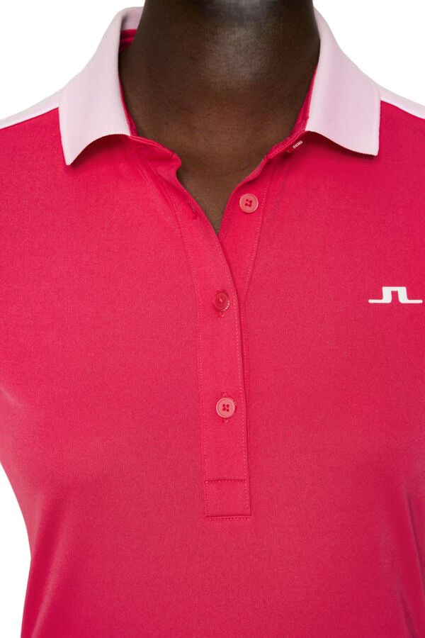 J. Lindeberg Damskie Polo Mandy Azalea