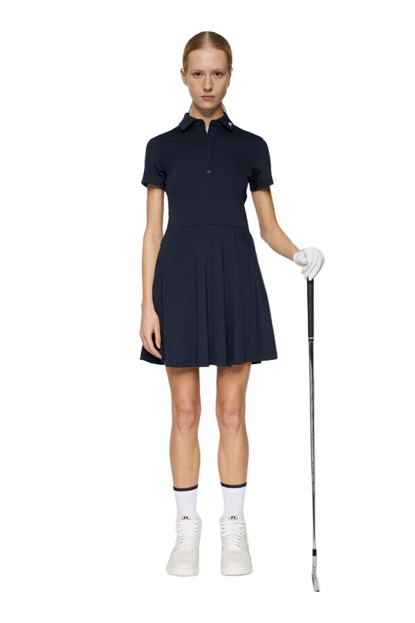 J. Lindeberg Sukienka Janna Dress Navy