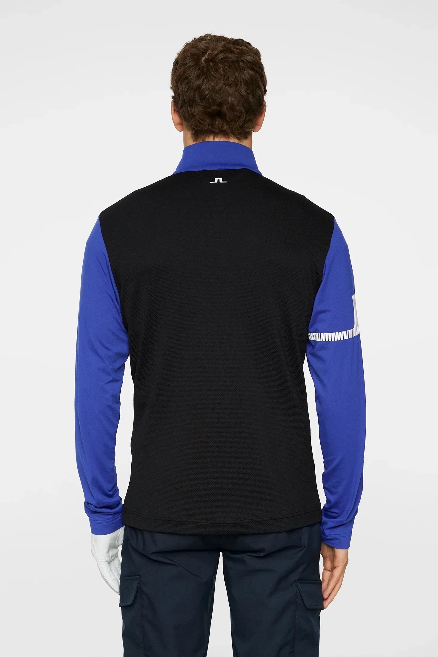 J.Lindeberg Męski Mid Layer Heath Strike Clematis Blue - Epic Golf