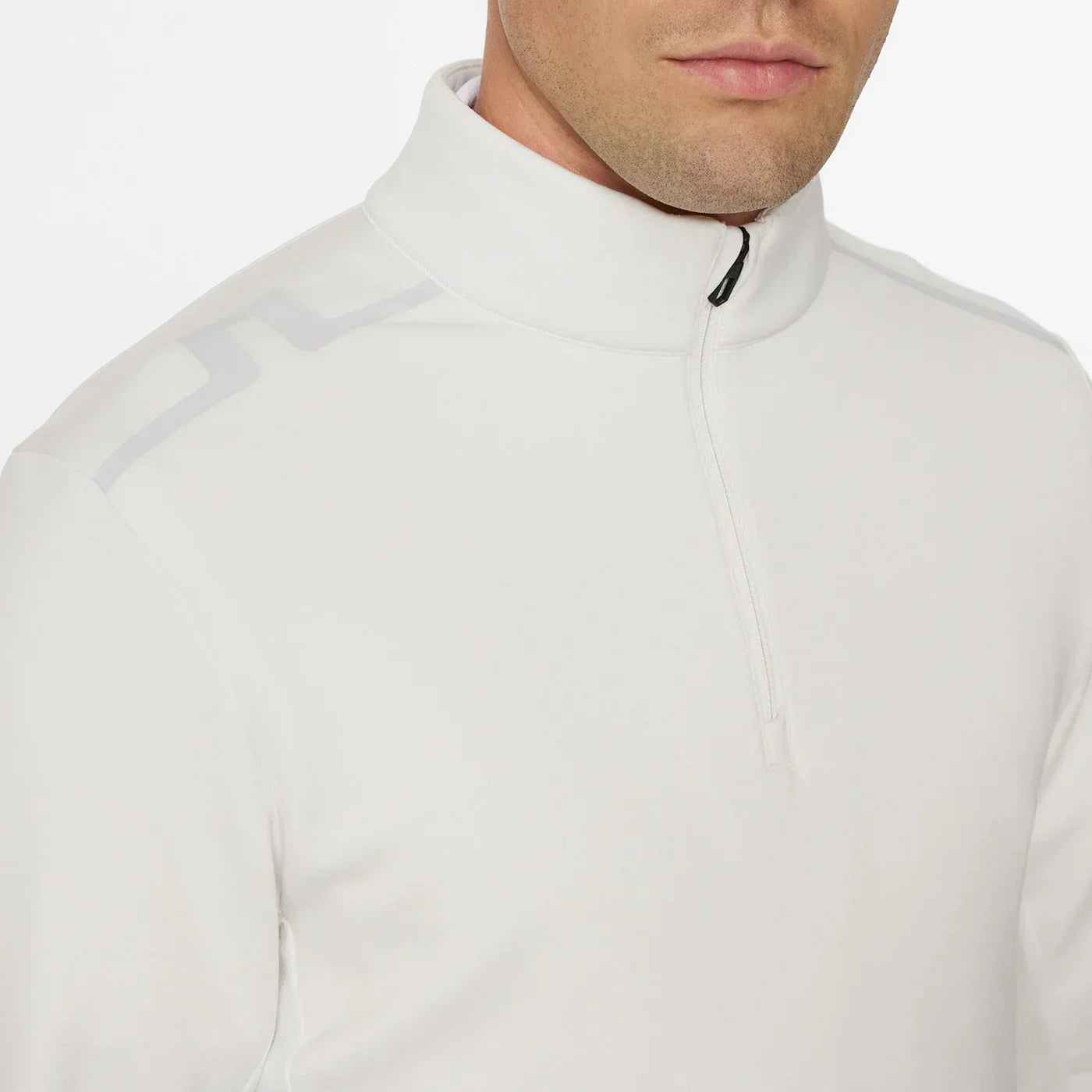 J.Lindeberg Męska Bluza Vinnie Quarter Zip Mid Layer Barely Blue - Epic Golf