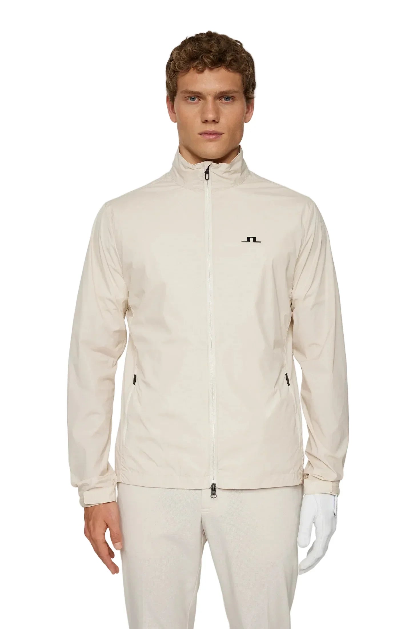 J.Lindeberg Męska Kurtka Ash Light Packable Jacket Moonbeam - Epic Golf