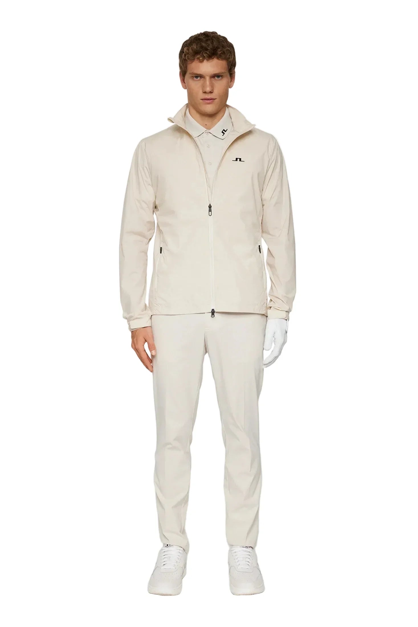 J.Lindeberg Męska Kurtka Ash Light Packable Jacket Moonbeam - Epic Golf