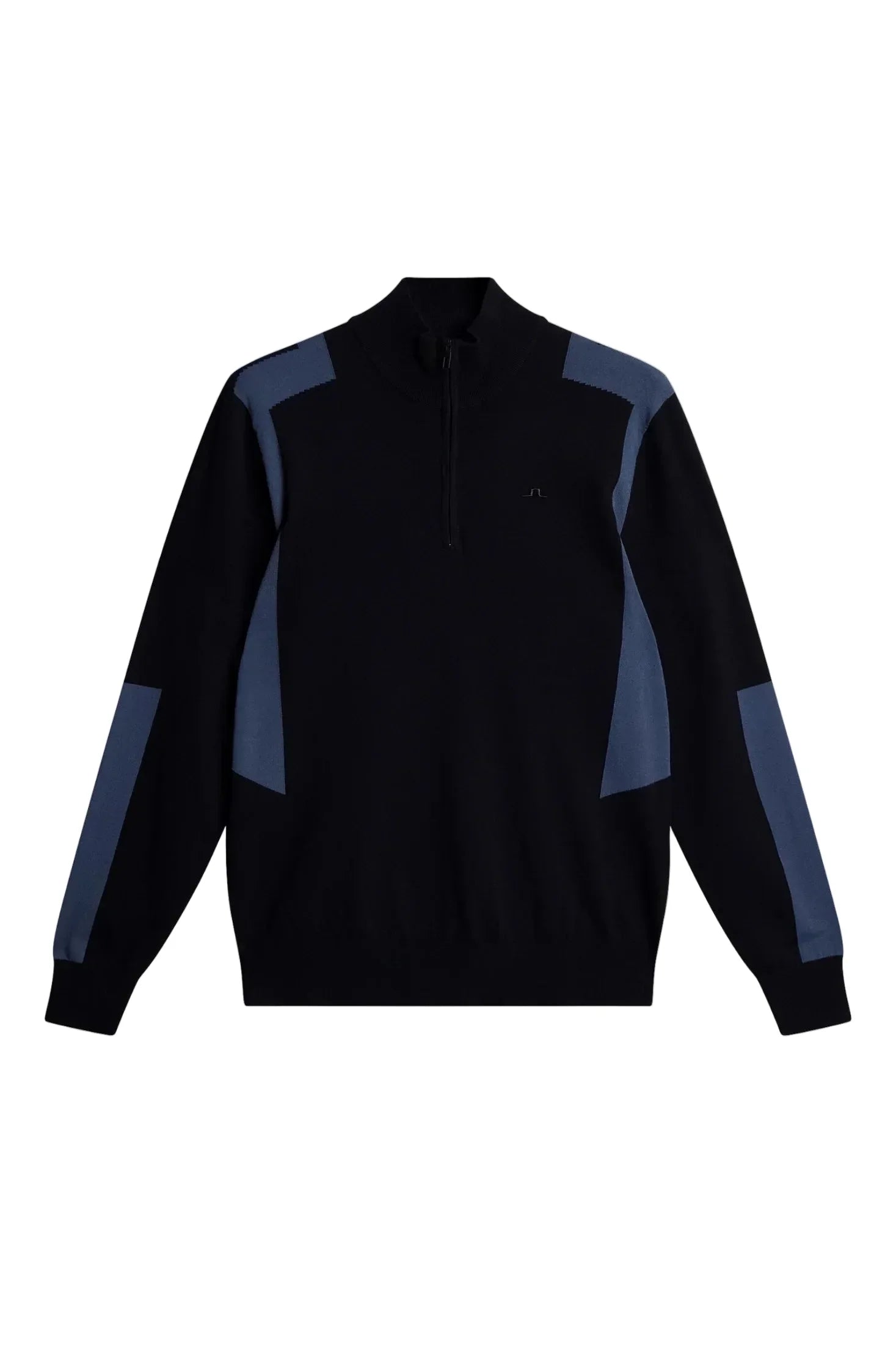 J.Lindeberg Męski Sweter Kendrick Knitted Zip Granatowy - Epic Golf