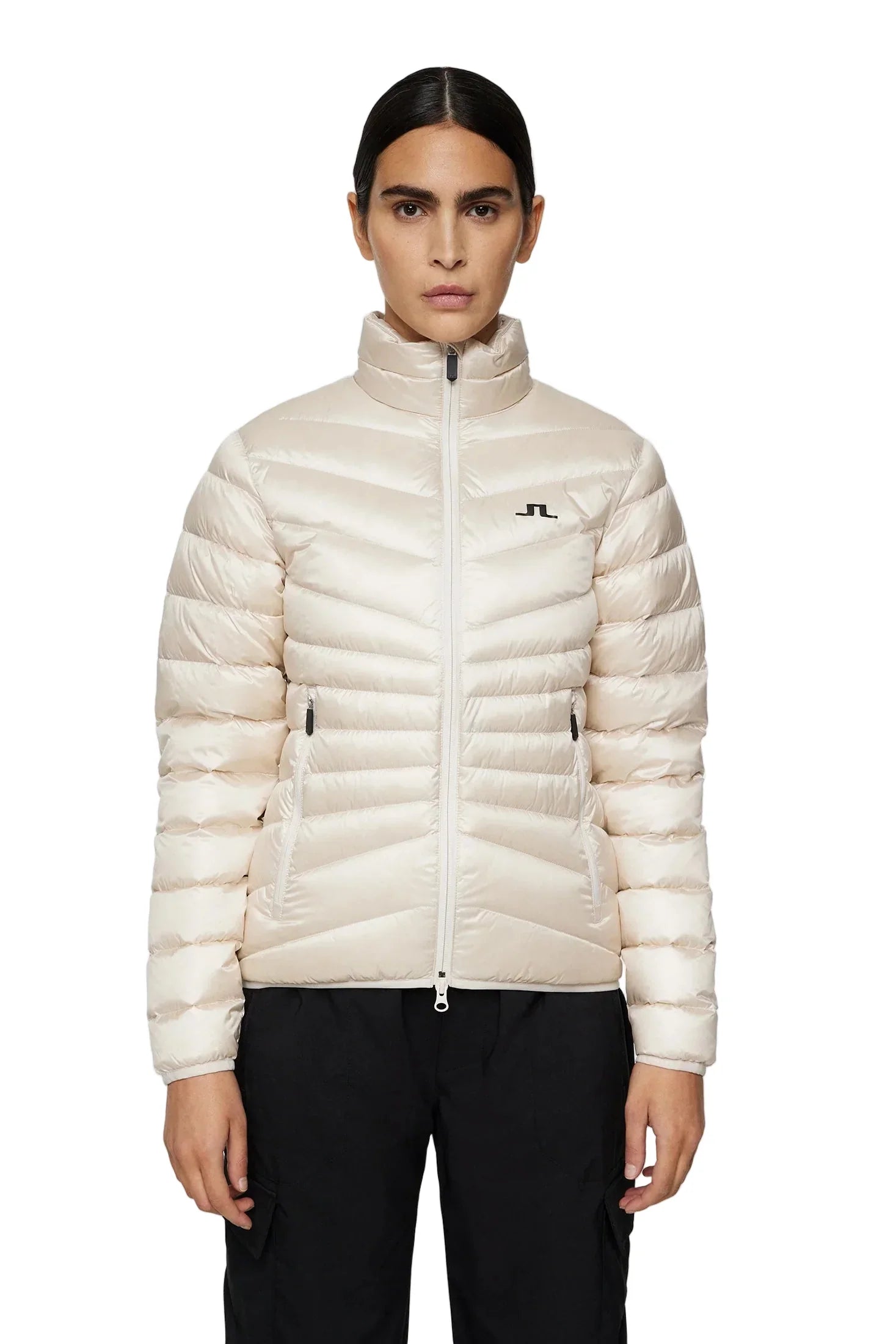 J. Lindeberg Damska Kurtka Puchowa Lara Light Moonbeam - Epic Golf