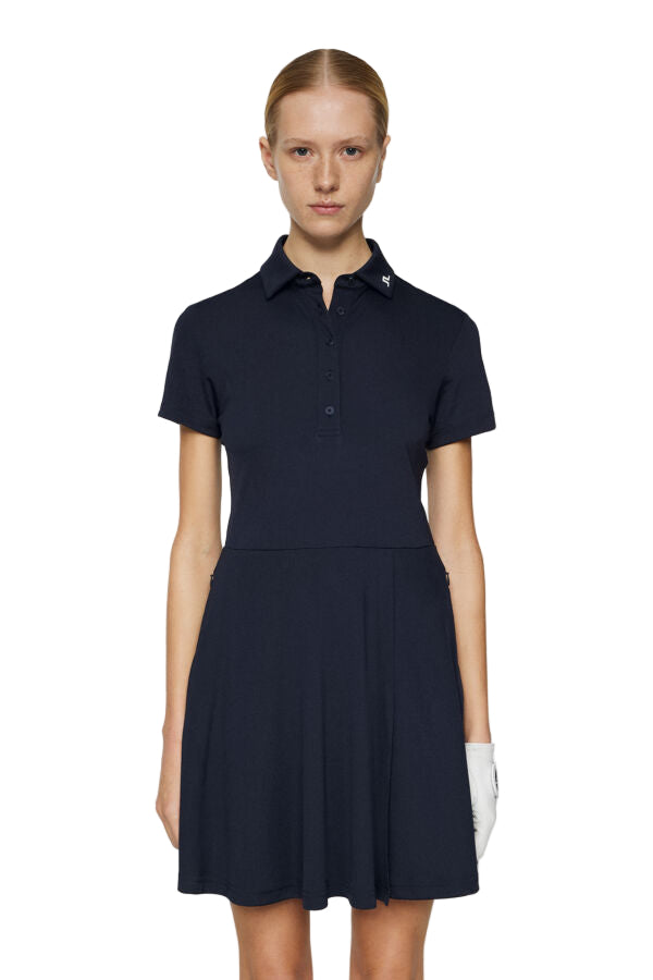J. Lindeberg Sukienka Janna Dress Navy