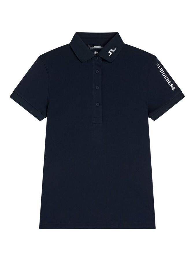 J. Lindeberg Damskie Polo Tour Tech Navy