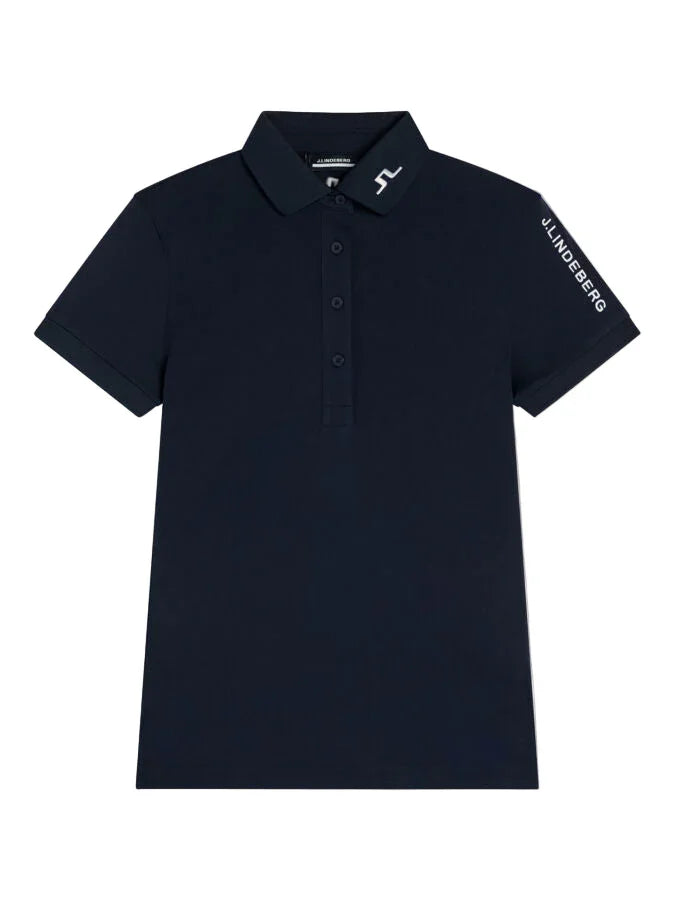 J. Lindeberg Damskie Polo Tour Tech Navy
