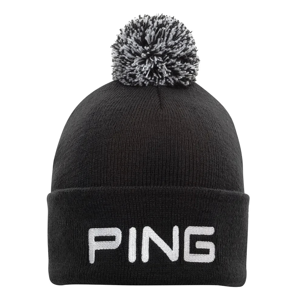 Ping Czapka Zimowa Classic Bobbla Black