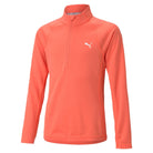 Puma Juniorska Bluza Girls 1/4 Zip Peach