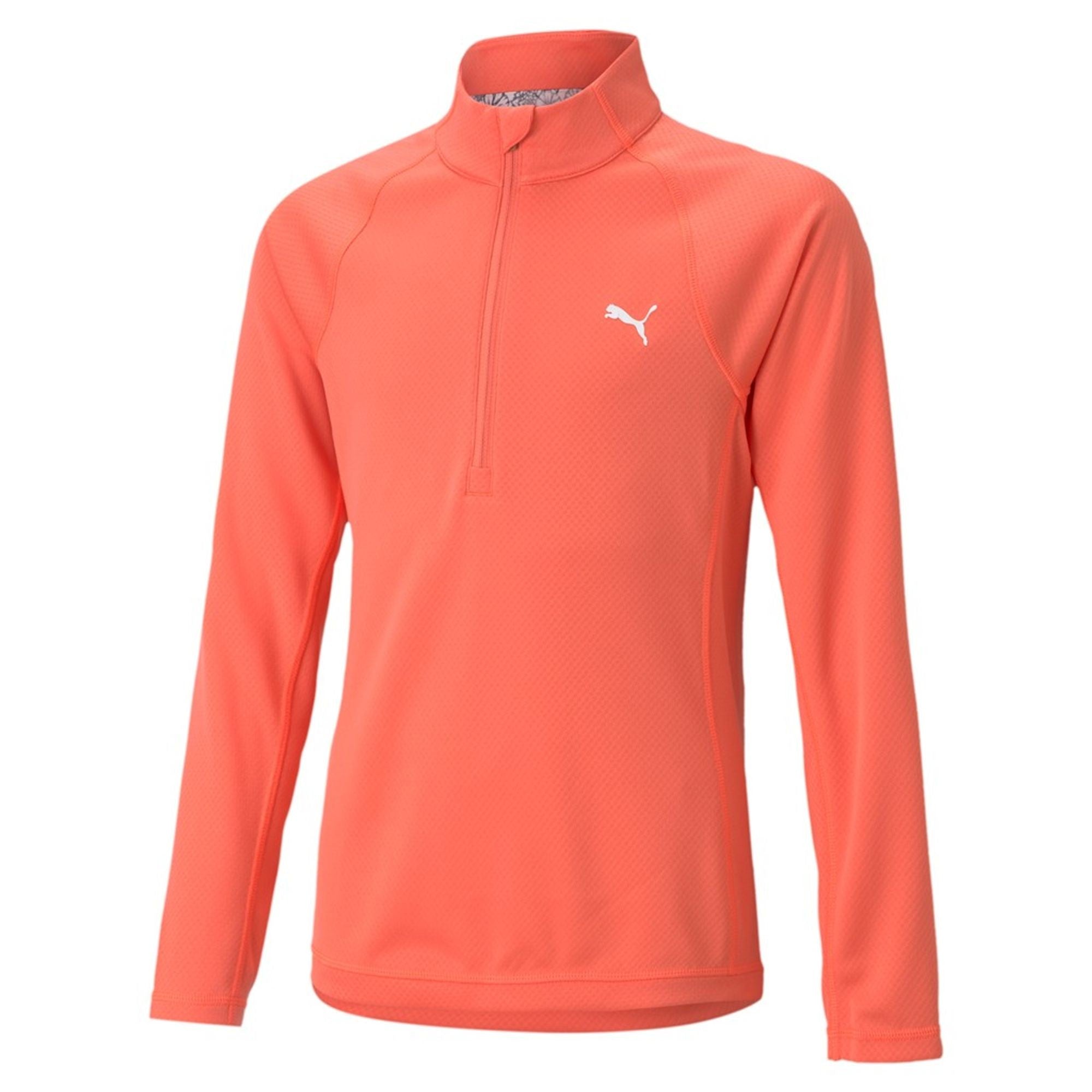 Puma Juniorska Bluza Girls 1/4 Zip Peach