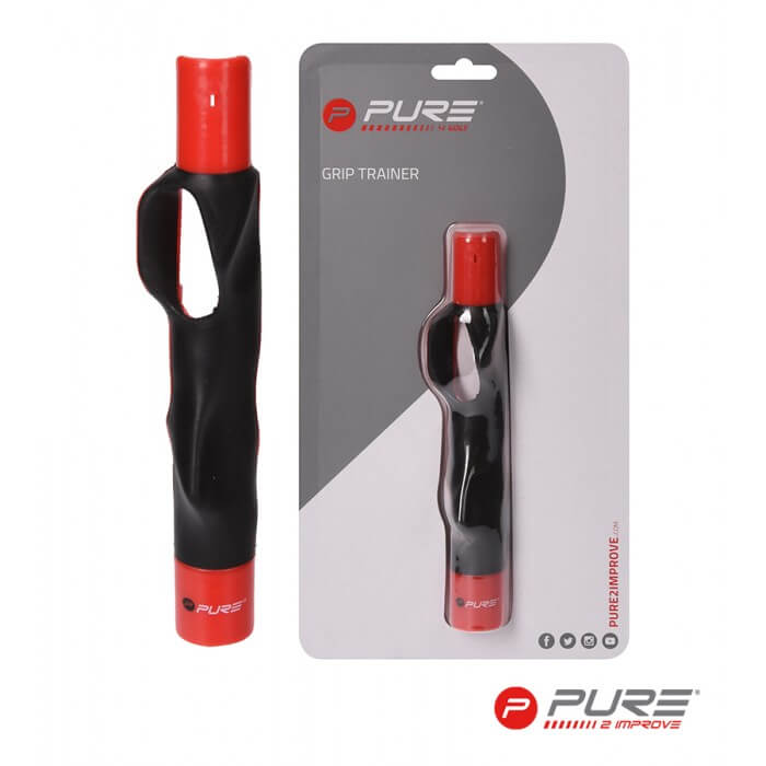 Pure2Improve Grip golfowy Czarny/Czerwony