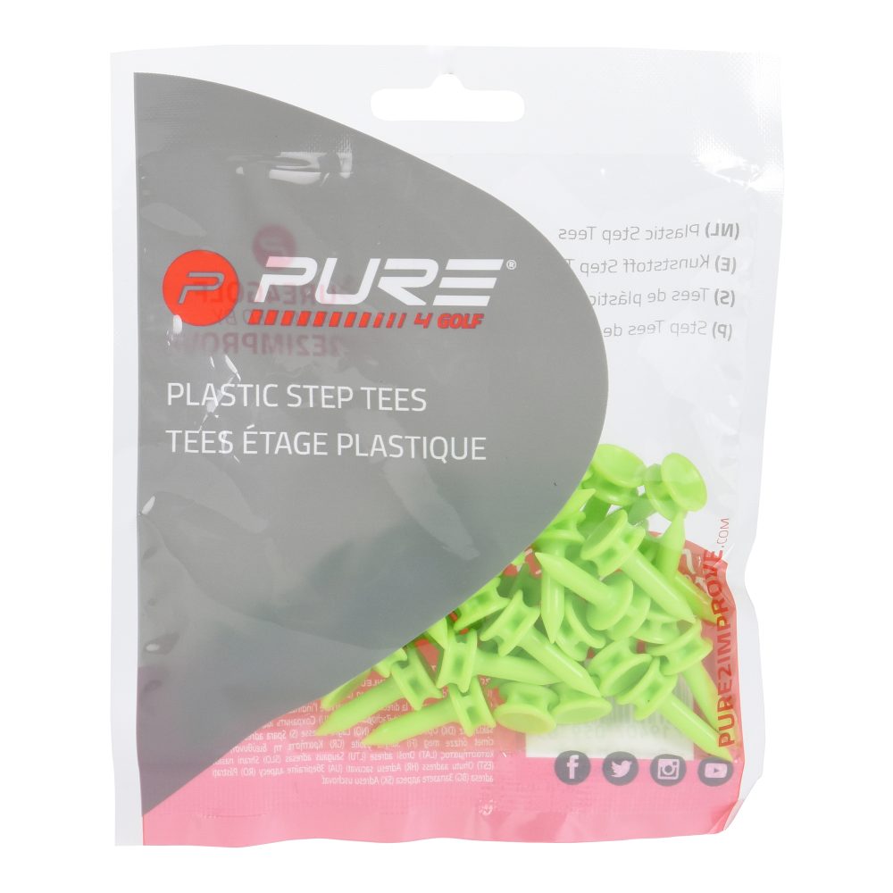Pure2Improve Plastikowe Tee 24mm Green