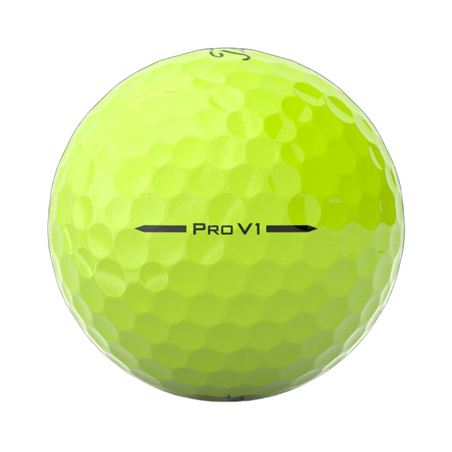Titleist Piłki Pro V1 Yellow 2025, 12 sztuk
