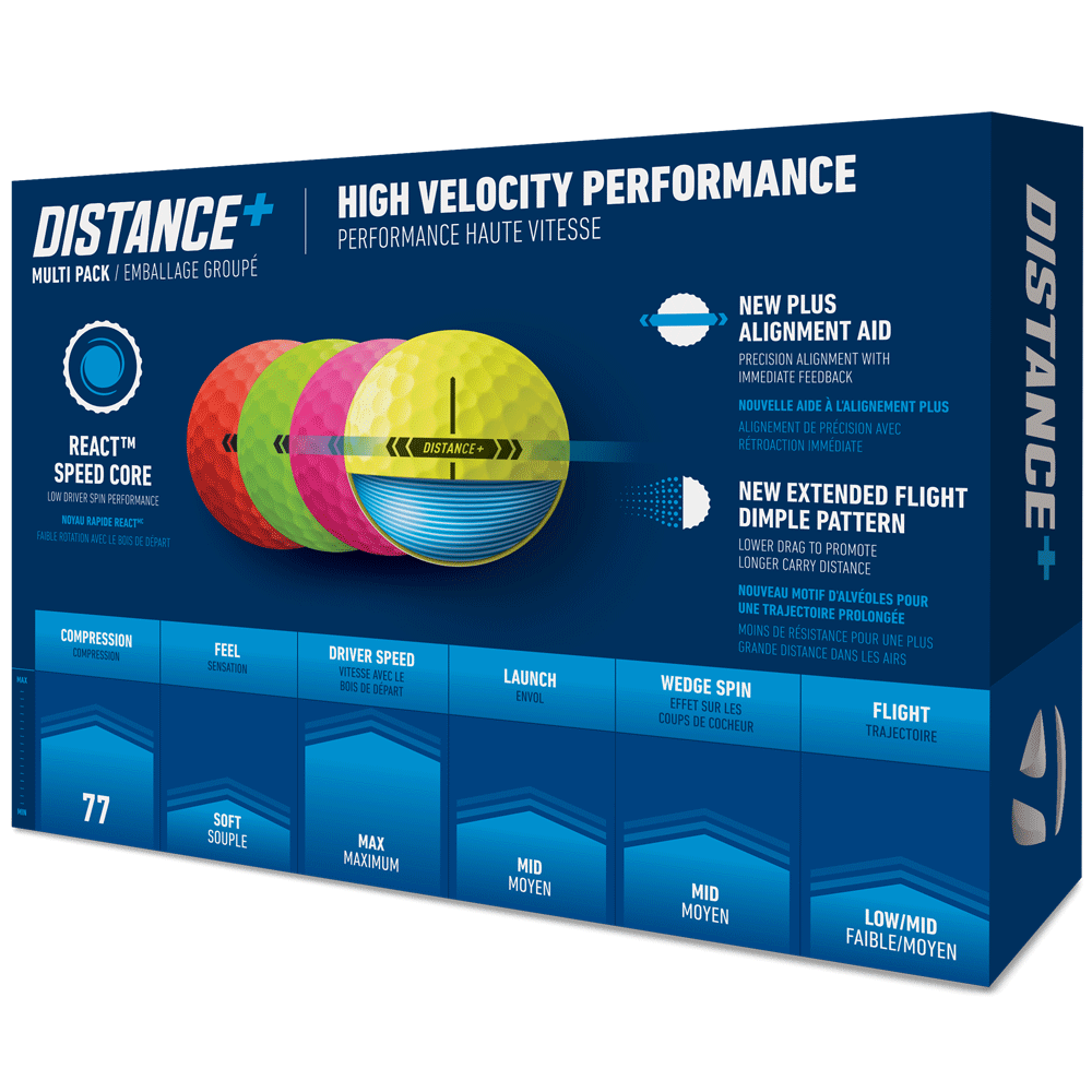Taylormade Piłki Distance+ Multi 2025