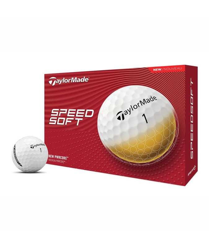 Taylormade Piłki Speedsoft Białe, 12 sztuk