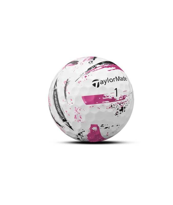 Taylormade Piłki Speedsoft Ink Różowe, 12 sztuk