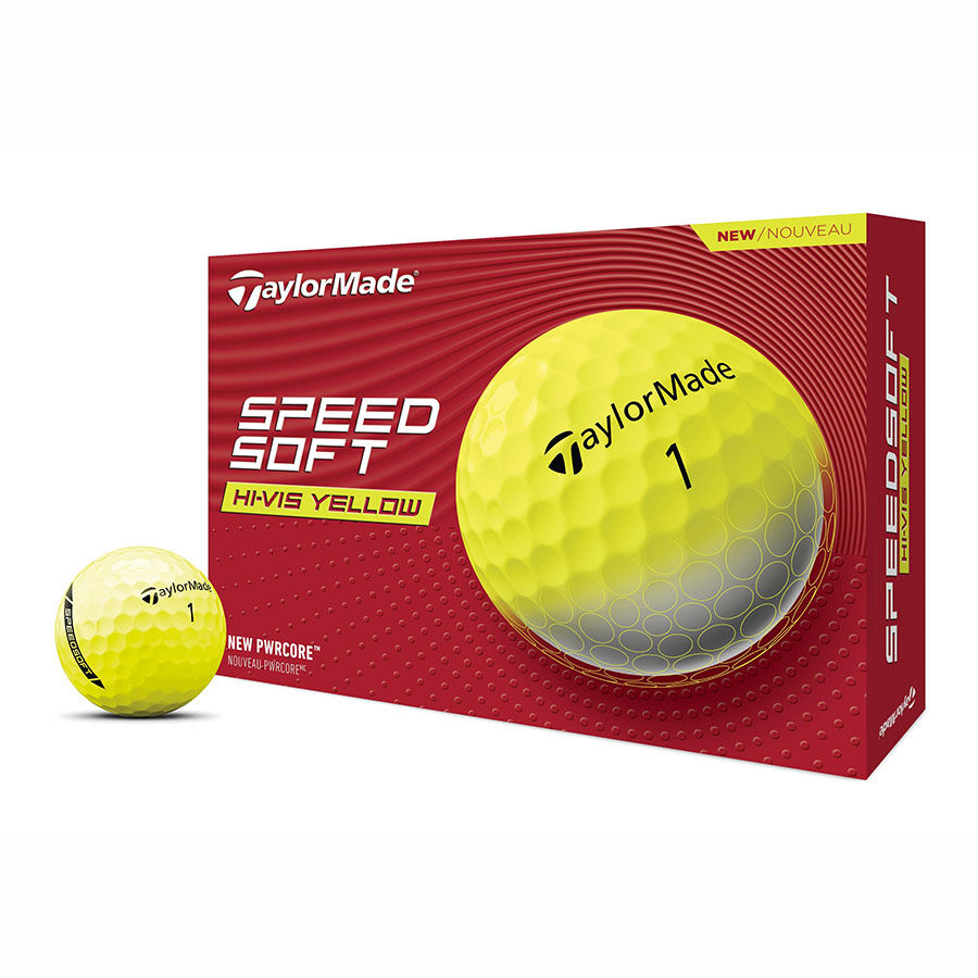 Taylormade Piłki Speedsoft Yellow