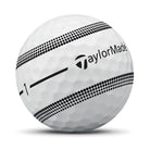Taylormade Piłki TP5X Stripe White, 12 sztuk