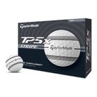 Taylormade Piłki TP5X Stripe White, 12 sztuk