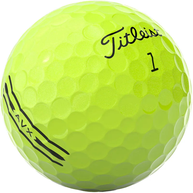 Titleist Piłki AVX Yellow, 12 sztuk