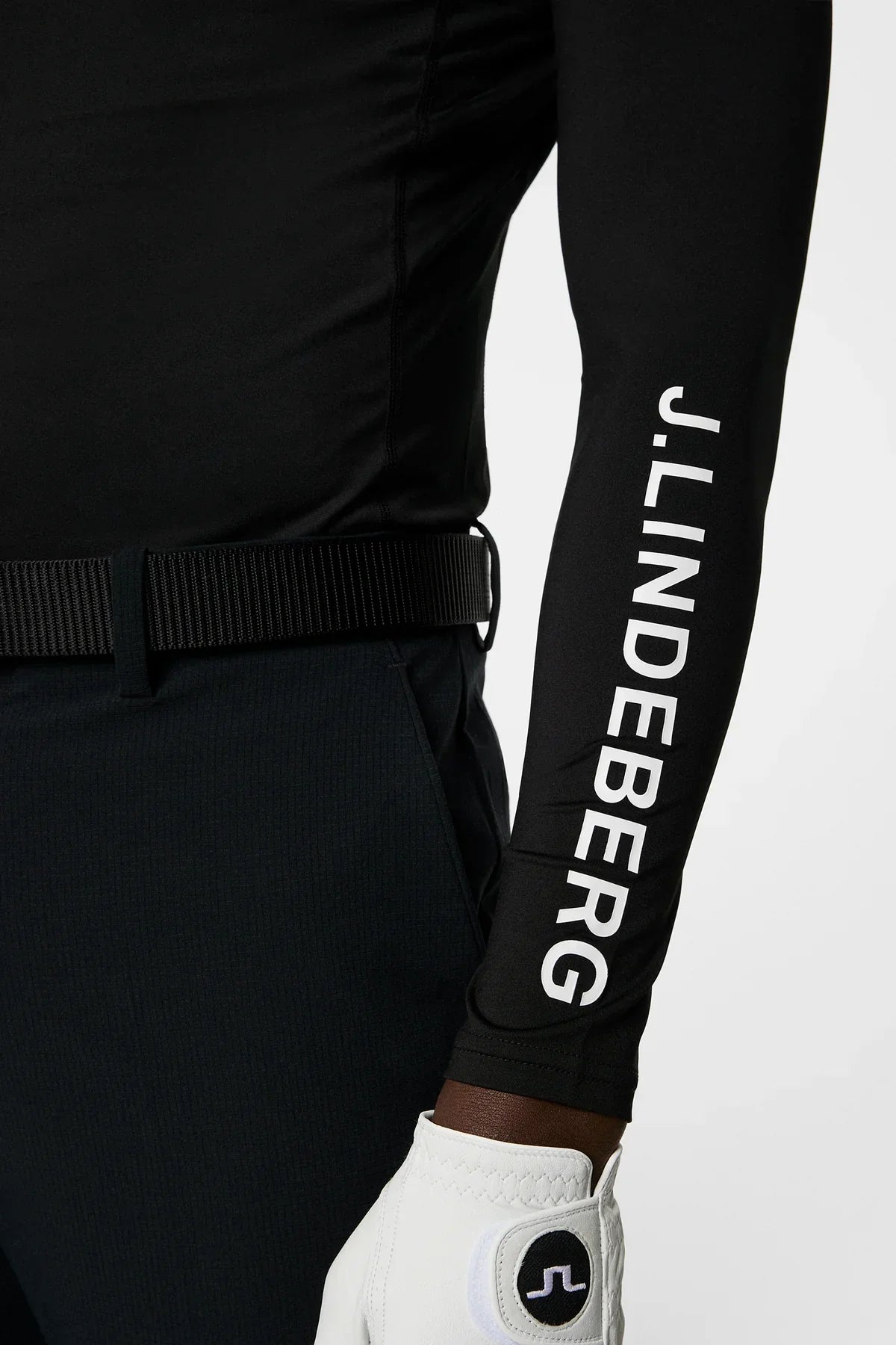 J.Lindeberg Golf Aello Soft Compression Black - Epic Golf