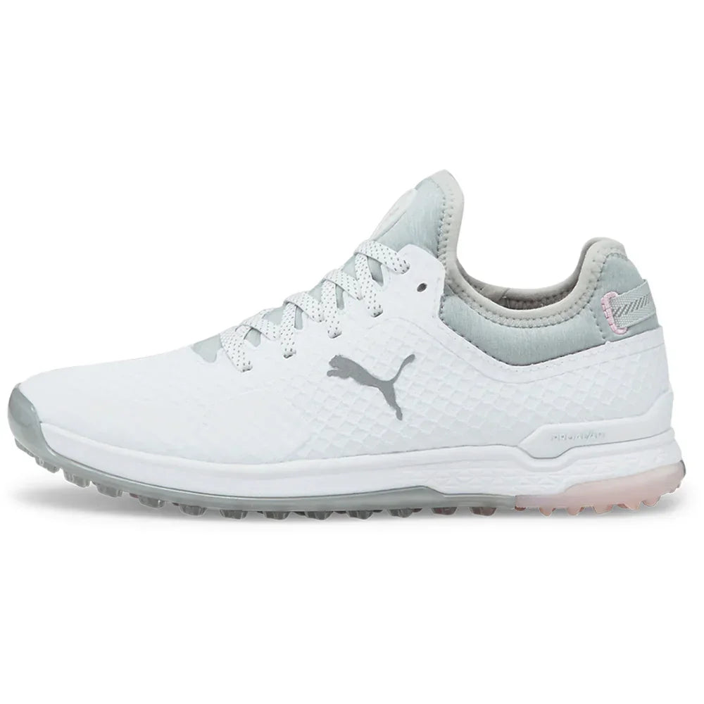 Puma Proadapt AlphaCat White/Silver/Pink- Damskie Buty Golfowe - Epic Golf