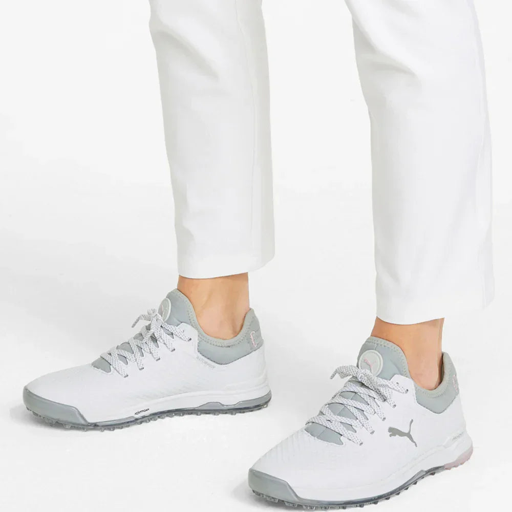 Puma Proadapt AlphaCat White/Silver/Pink- Damskie Buty Golfowe - Epic Golf