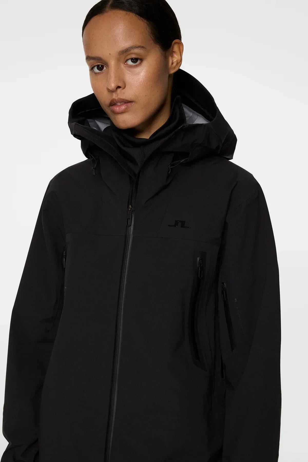 J.Lindeberg Ascend Pro Shelle Jacket Black - Epic Golf