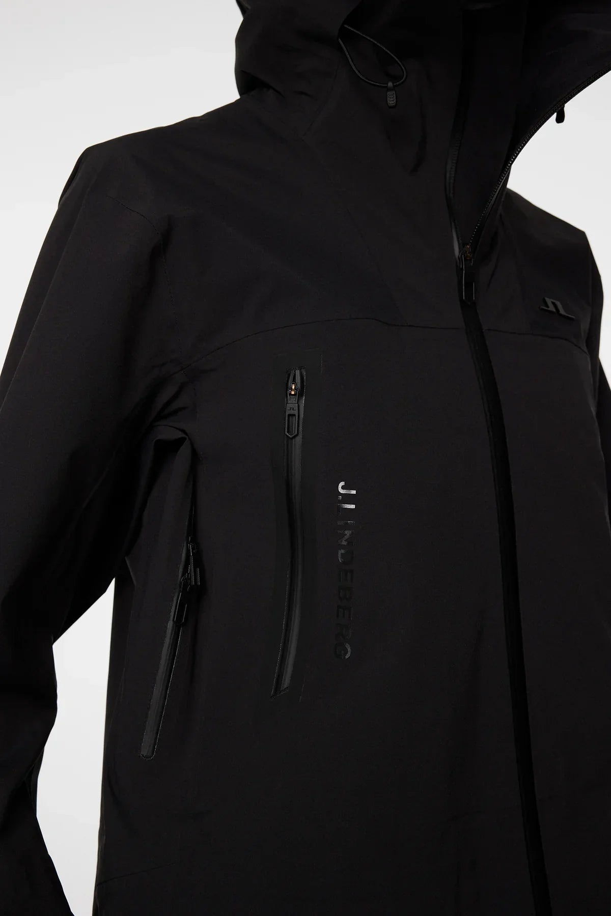 J.Lindeberg Ascend Pro Shelle Jacket Black - Epic Golf