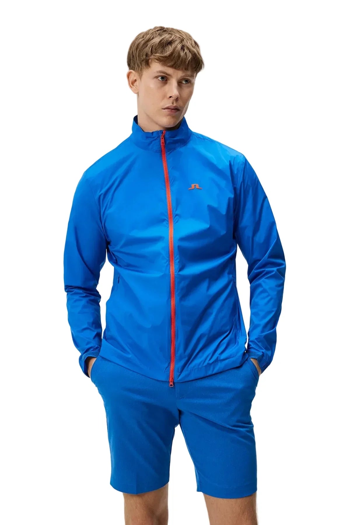 J.Lindeberg Ash Packable Jacket Nautical blue - Epic Golf
