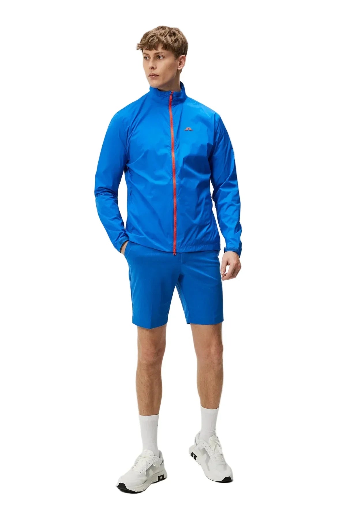 J.Lindeberg Ash Packable Jacket Nautical blue - Epic Golf