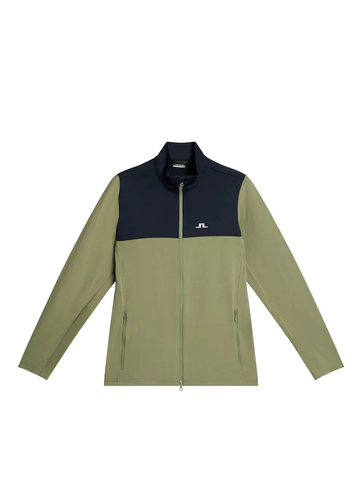 J.Lindeberg Banks Mid Layer Oil Green - Epic Golf