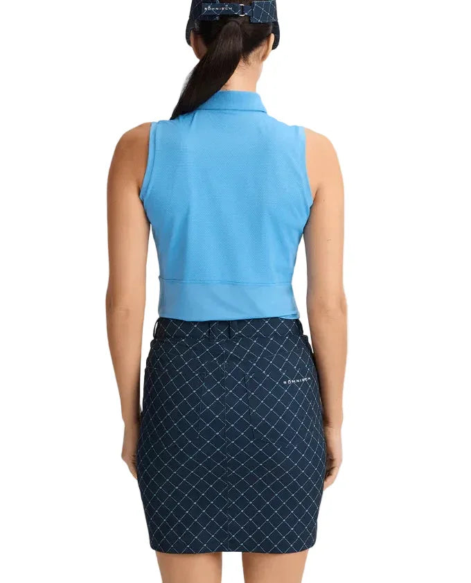 Rohnisch Spódniczka Chie Comfort Check Navy - Epic Golf