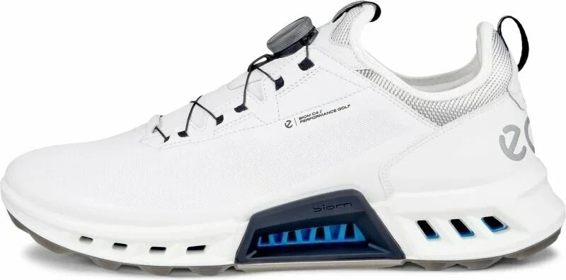 Ecco Męskie Buty Golfowe Biom C4 BOA Białe/Czarne - Epic Golf