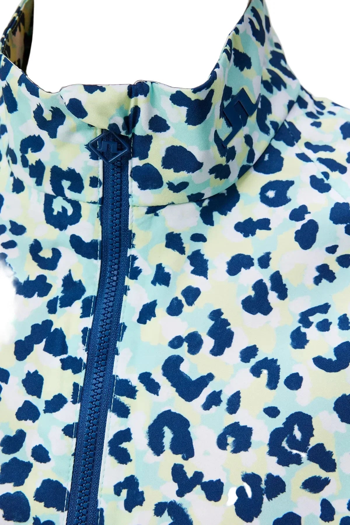 J.Lindeberg Evertine Jacket Leopard Aruba Blue - Epic Golf