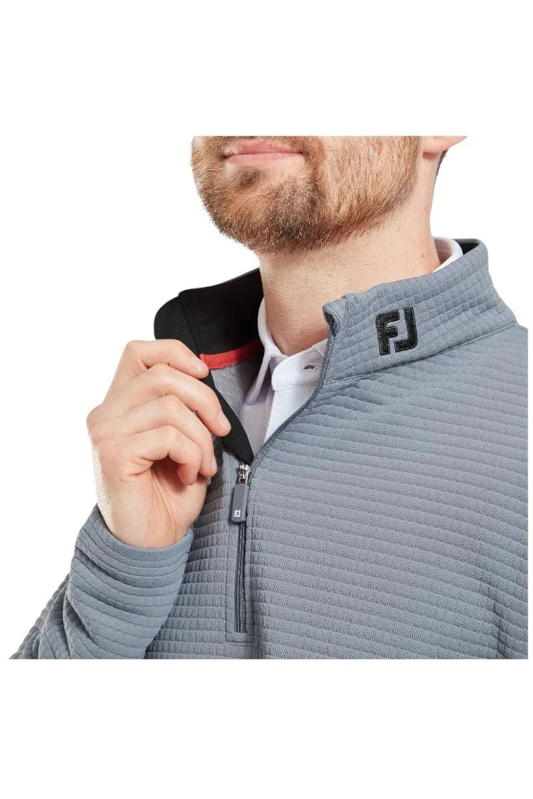 Footjoy Męski Midlayer Quilt Texture Chill-Out Flint - Epic Golf