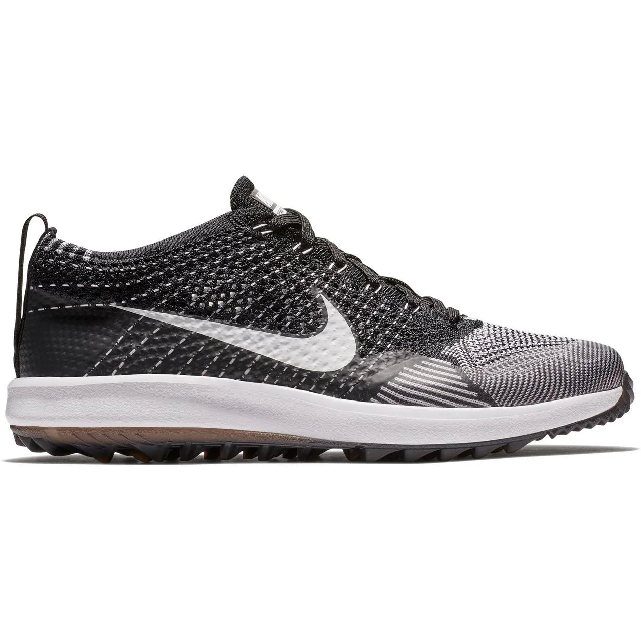 Nike Flyknit Racer Golf Black/White- Męskie Buty Golfowe - Epic Golf