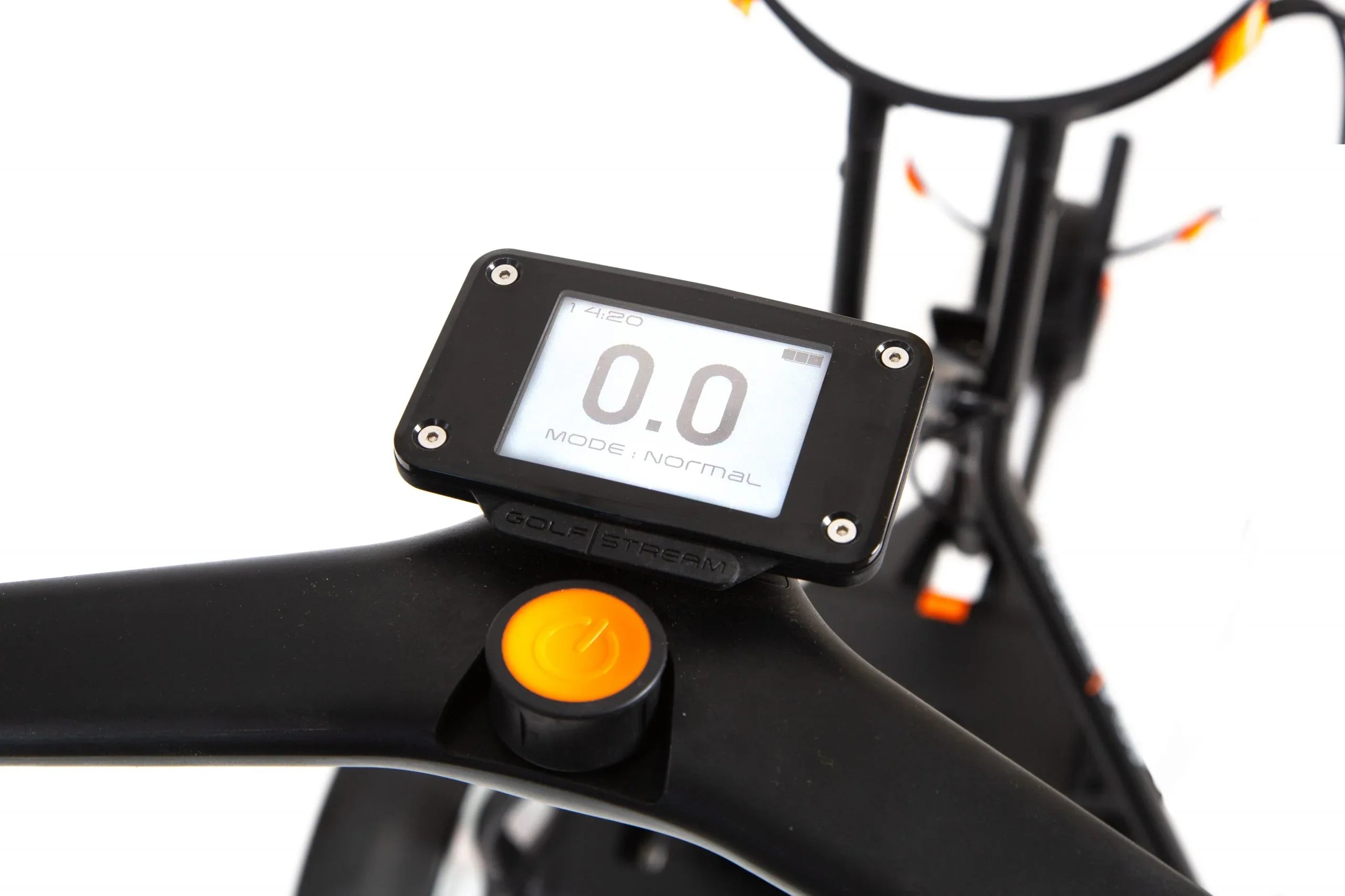 Golfstream Vision Wózek Golfowy Elektryczny Czarny/Pomarańczowy - Epic Golf