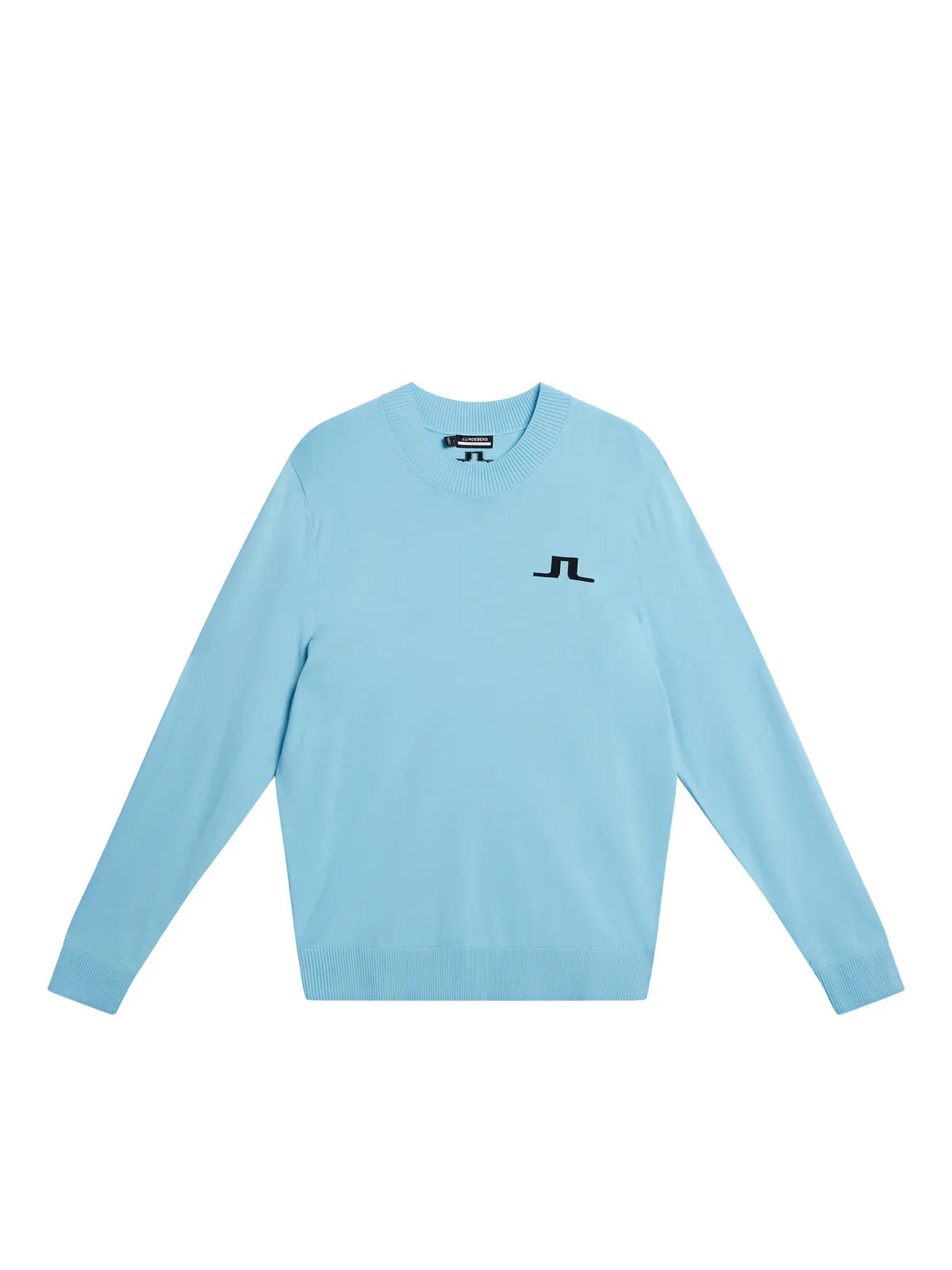 J.Lindeberg Gus Knitted Sweter Baltic Blue - Epic Golf
