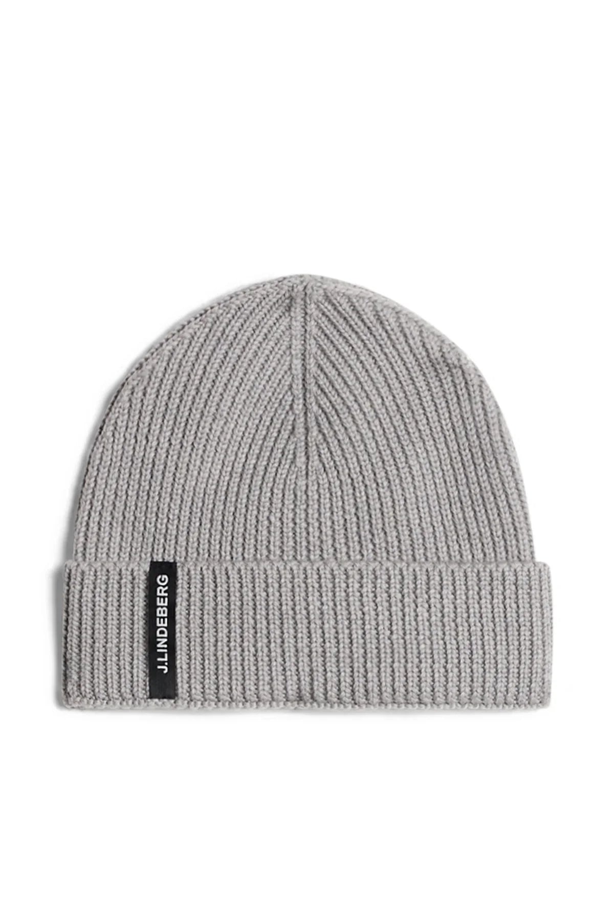 J. Lindeberg Juan Beanie Melange Grey - Epic Golf
